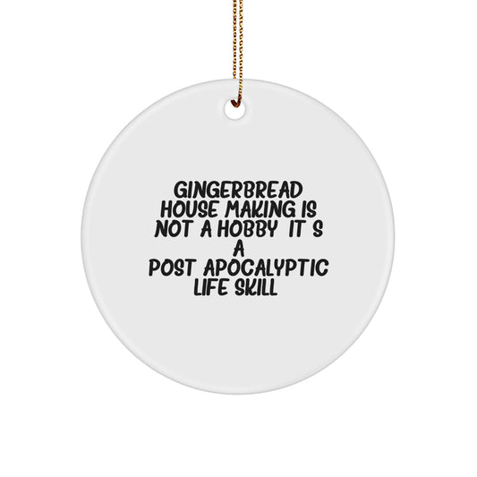 Christmas Gift Gingerbread House Making Ornament for Her Present - Image 1