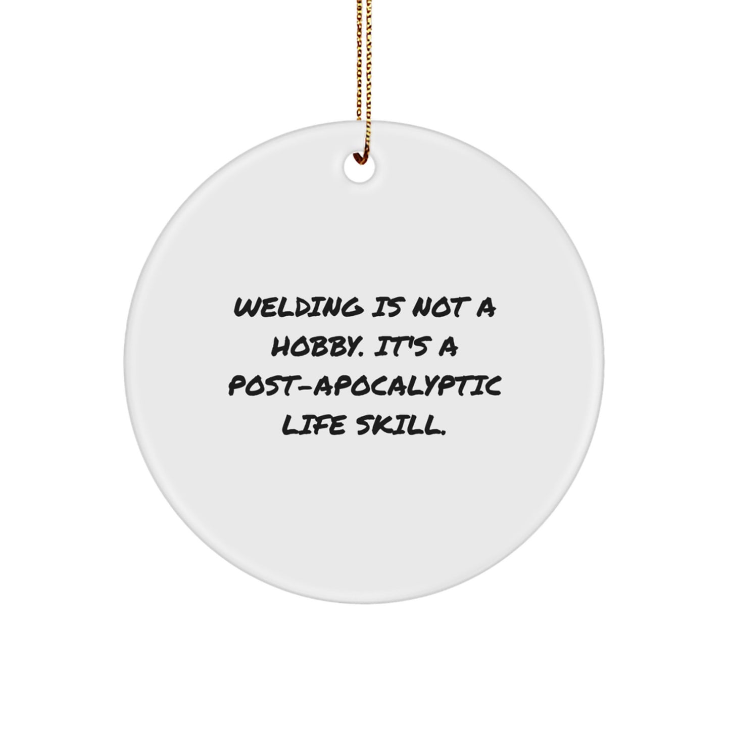 Welding Keepsake Christmas Ornament for Him Gift – Ultimate Welding - Image 1