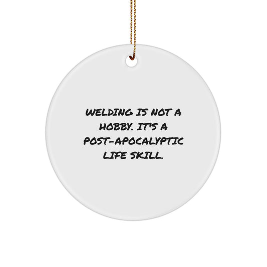 Welding Keepsake Christmas Ornament for Him Gift – Ultimate Welding - Image 1
