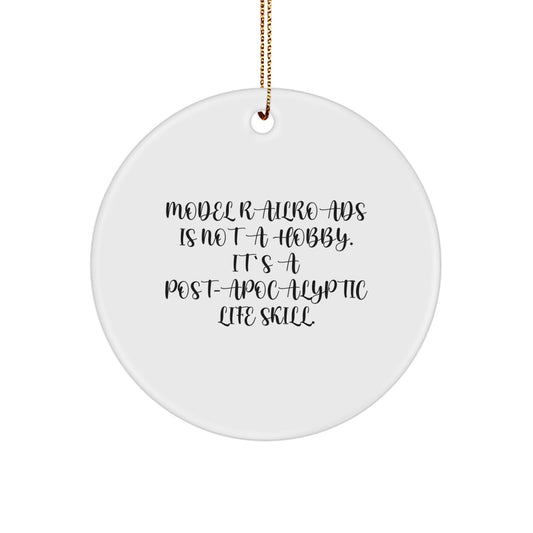 Model Railroads Christmas Ornament Idea for Coworkers Gift - Image 1