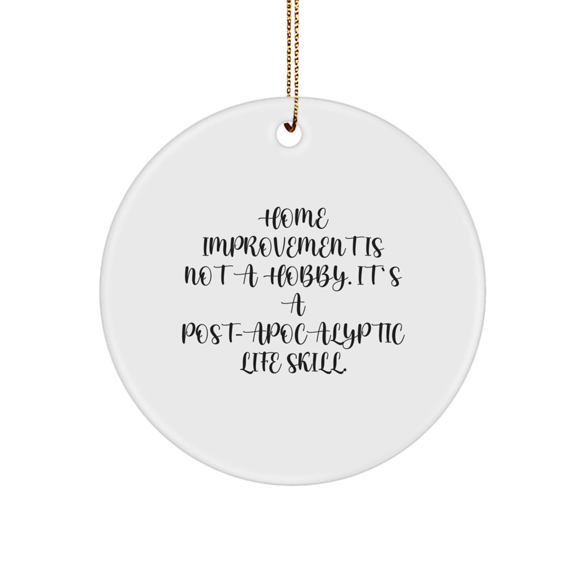 Home Improvement Keepsake Holiday Christmas Ornament for Him Gift - Image 1