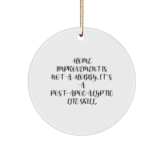 Home Improvement Keepsake Holiday Christmas Ornament for Him Gift - Image 1