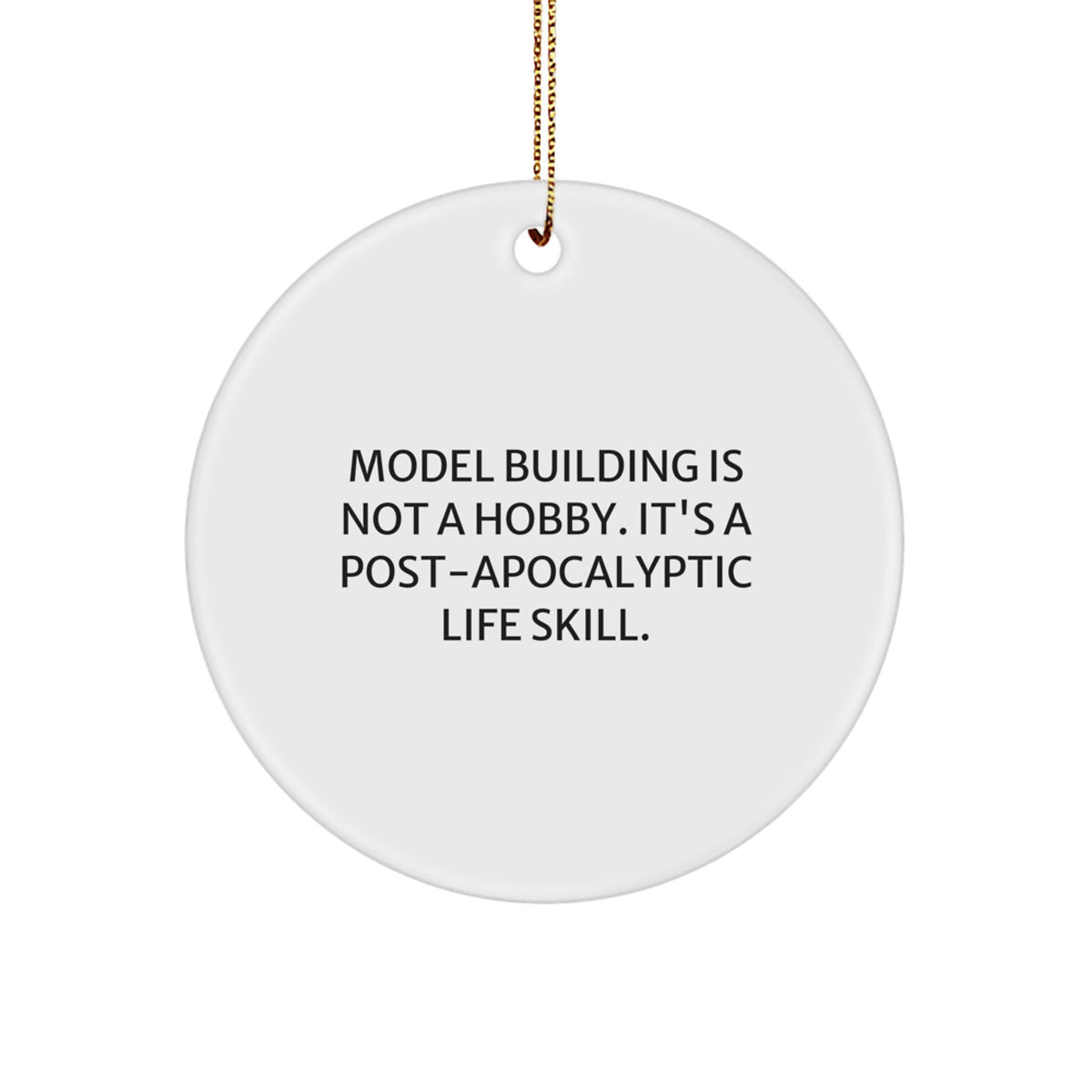 Model Building Idea Christmas Ornament for Coworkers Gift - Image 1