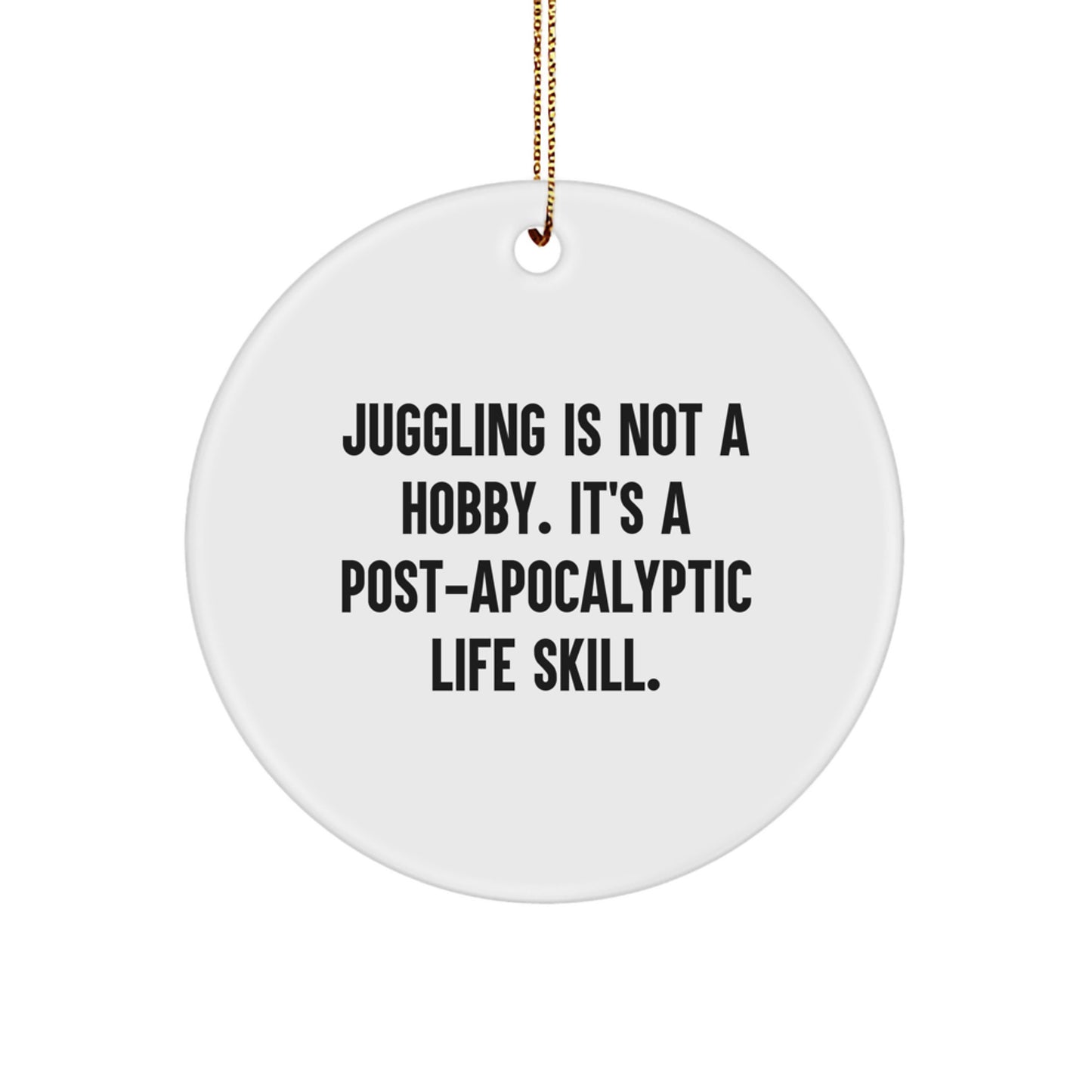 Juggling Keepsake Christmas Ornament for Him Gift - Image 1