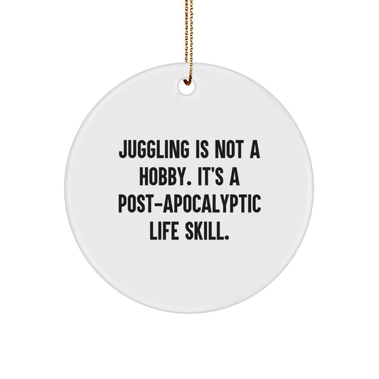 Juggling Keepsake Christmas Ornament for Him Gift - Image 1