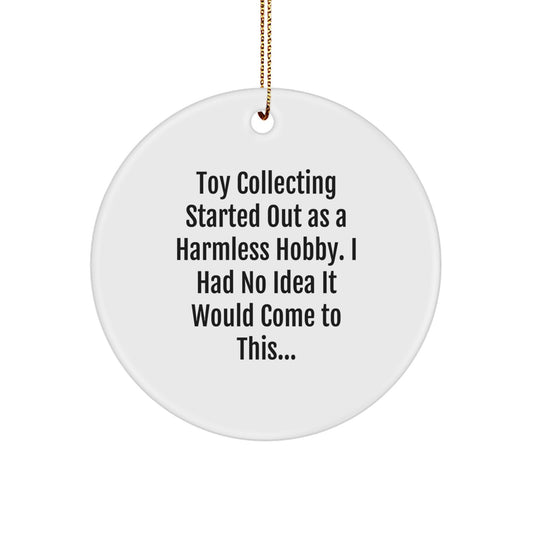 Humorous Circle Ornament Gift for Roommates - Toy Collecting Memento - Image 1