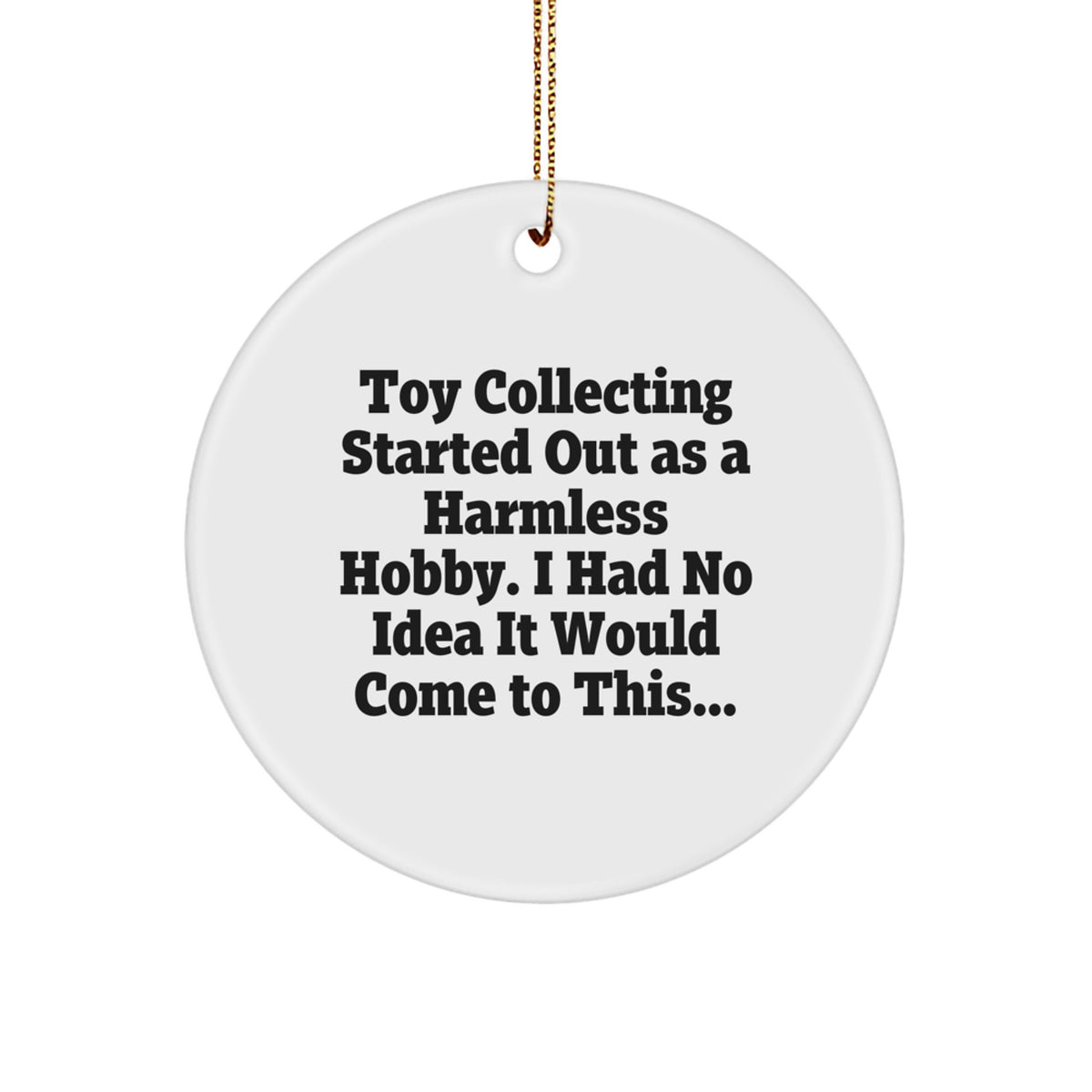 Toy Collecting Circle Ornament Surprise Christmas Unique Gift for Teens - Image 1