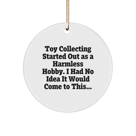 Toy Collecting Circle Ornament Surprise Christmas Unique Gift for Teens - Image 1