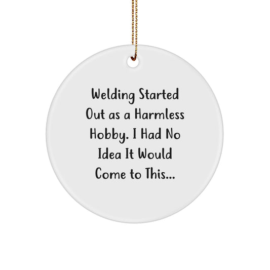 Welding Circle Ornament Christmas Gift for Kids Favorite - Image 1