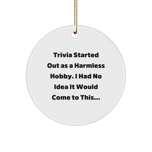 Christmas Gift Trivia Keepsake Ornament for Her Present - Image 1