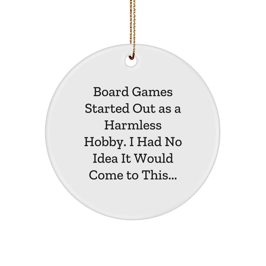 Board Games Treasure Circle Ornament for Family Christmas Gift - Image 1