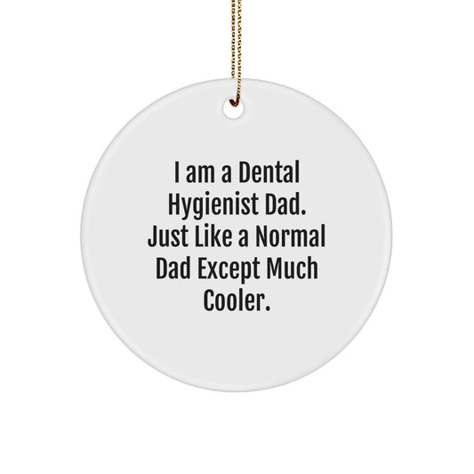 Cool Dental Hygienist Novelty Christmas Ornament for Friends Gift - Image 1