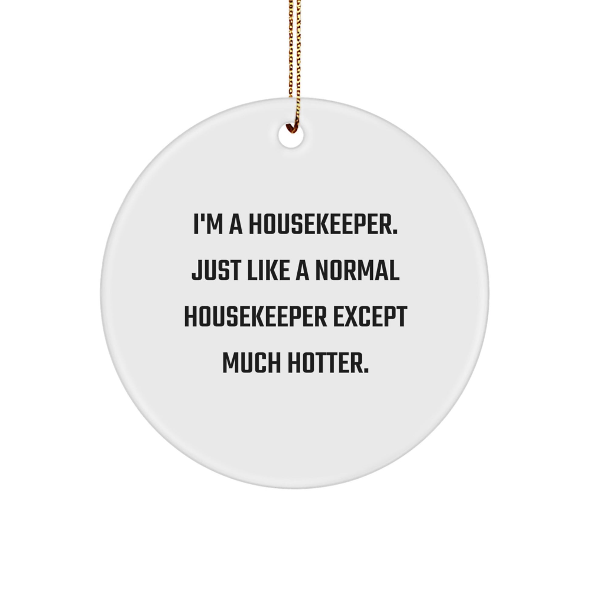 Funny Housekeeper Gifts, I'm A Housekeeper, Unique Christmas Unique Gifts from Friends, for Housekeeper - Image 1