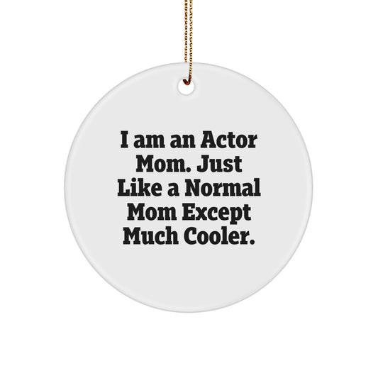 Actor Circle Ornament Favorite for Kids Proud Christmas Gift - Image 1
