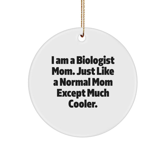 Biologist Mom Keepsake Christmas Ornament for Him Gift - Image 1