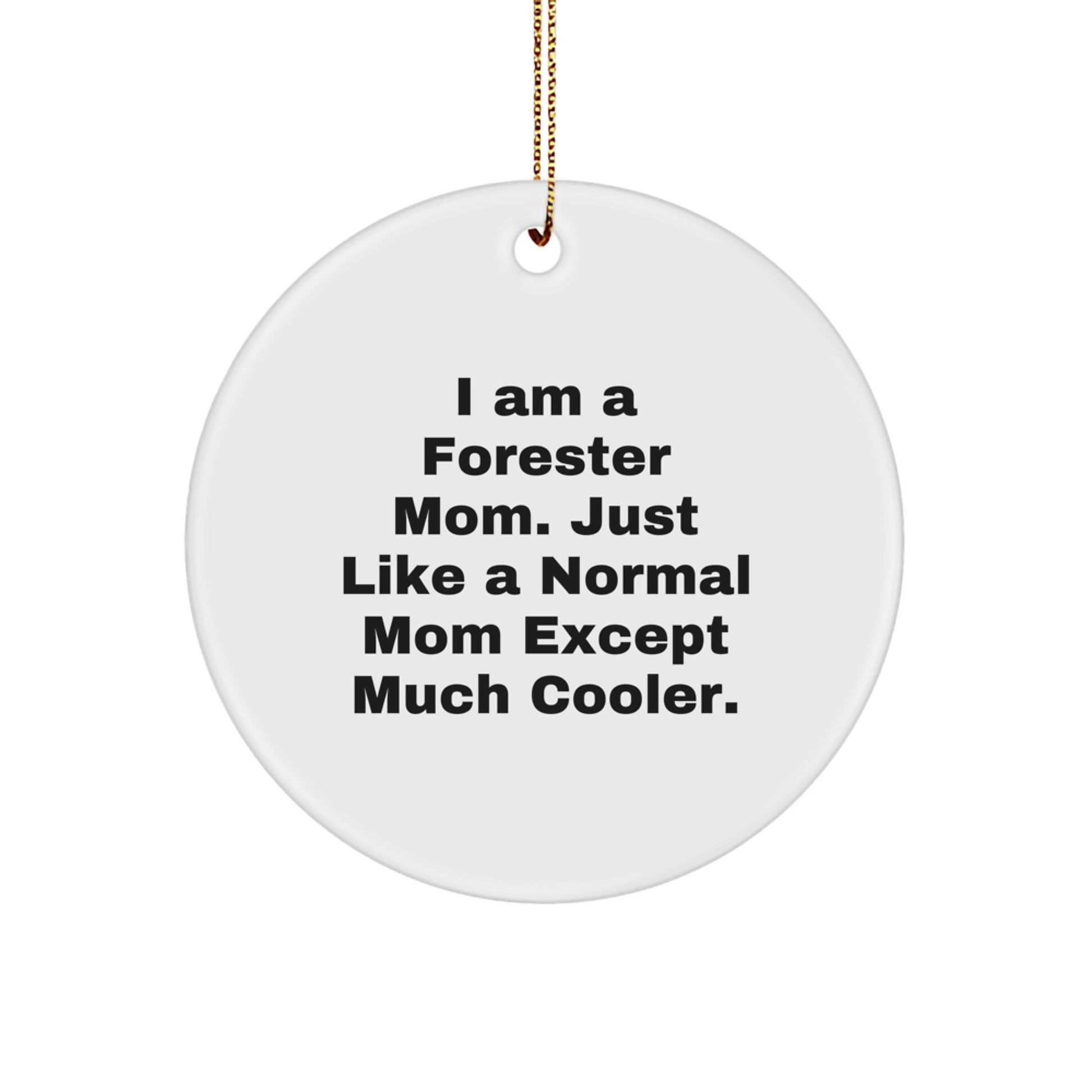 Forester Circle Ornament for Coworkers Idea Christmas Gift - Image 1