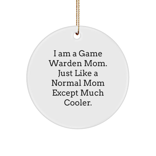 Game Warden Mom Keepsake Holiday Christmas Ornament for Him Gift - Image 1