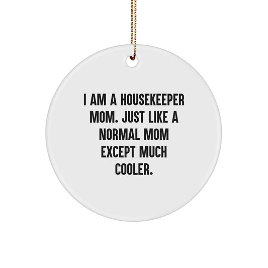Housekeeper Keepsake Christmas Ornament for Him Gift - Image 1