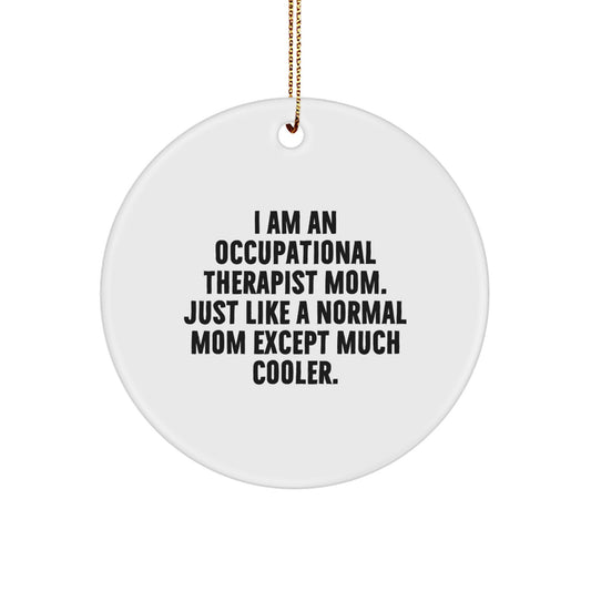 Christmas Unique Gift for Her Occupational Therapist Mom Ornament Present - Image 1