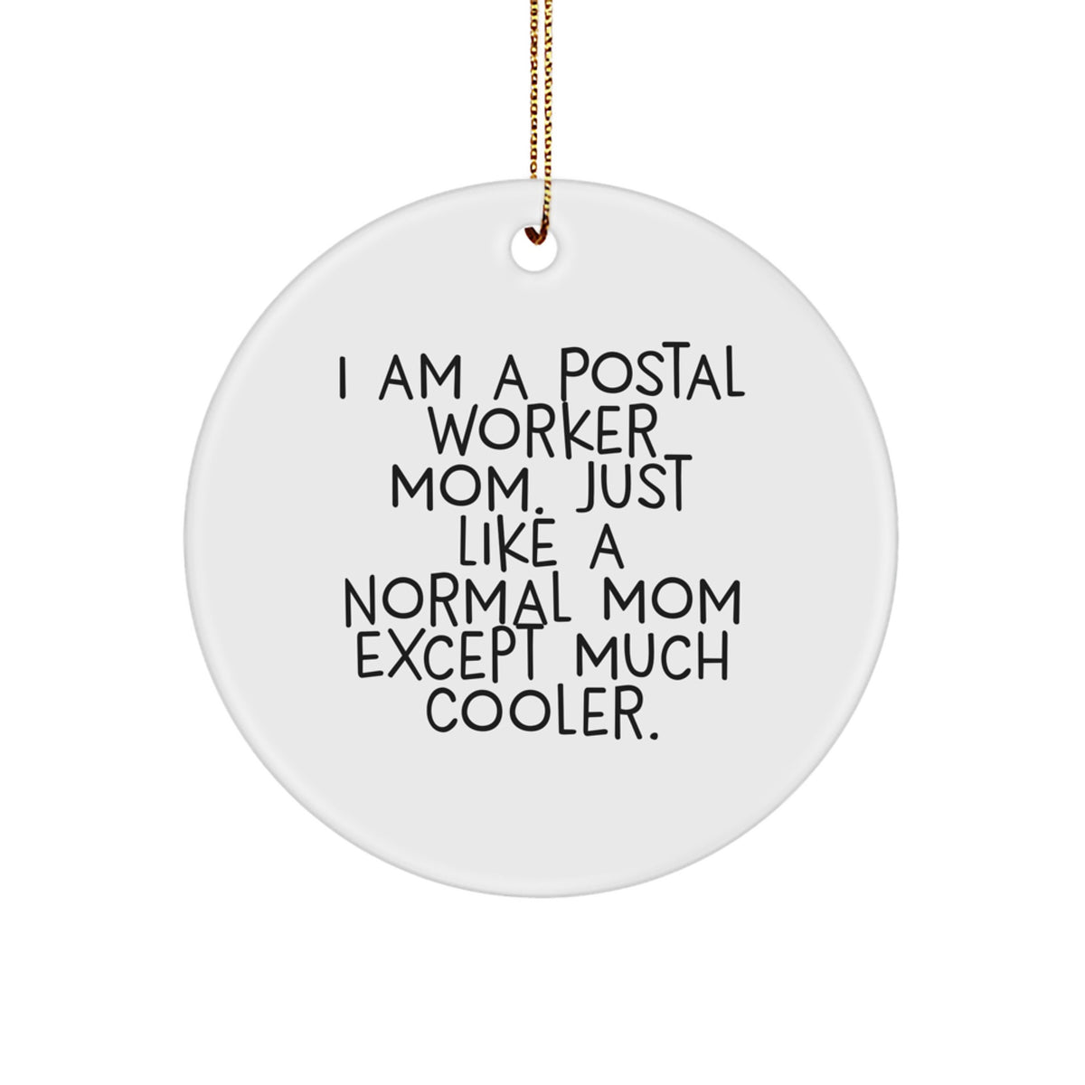 Postal Worker Keepsake Christmas Ornament for Him Mom Special Gift - Image 1