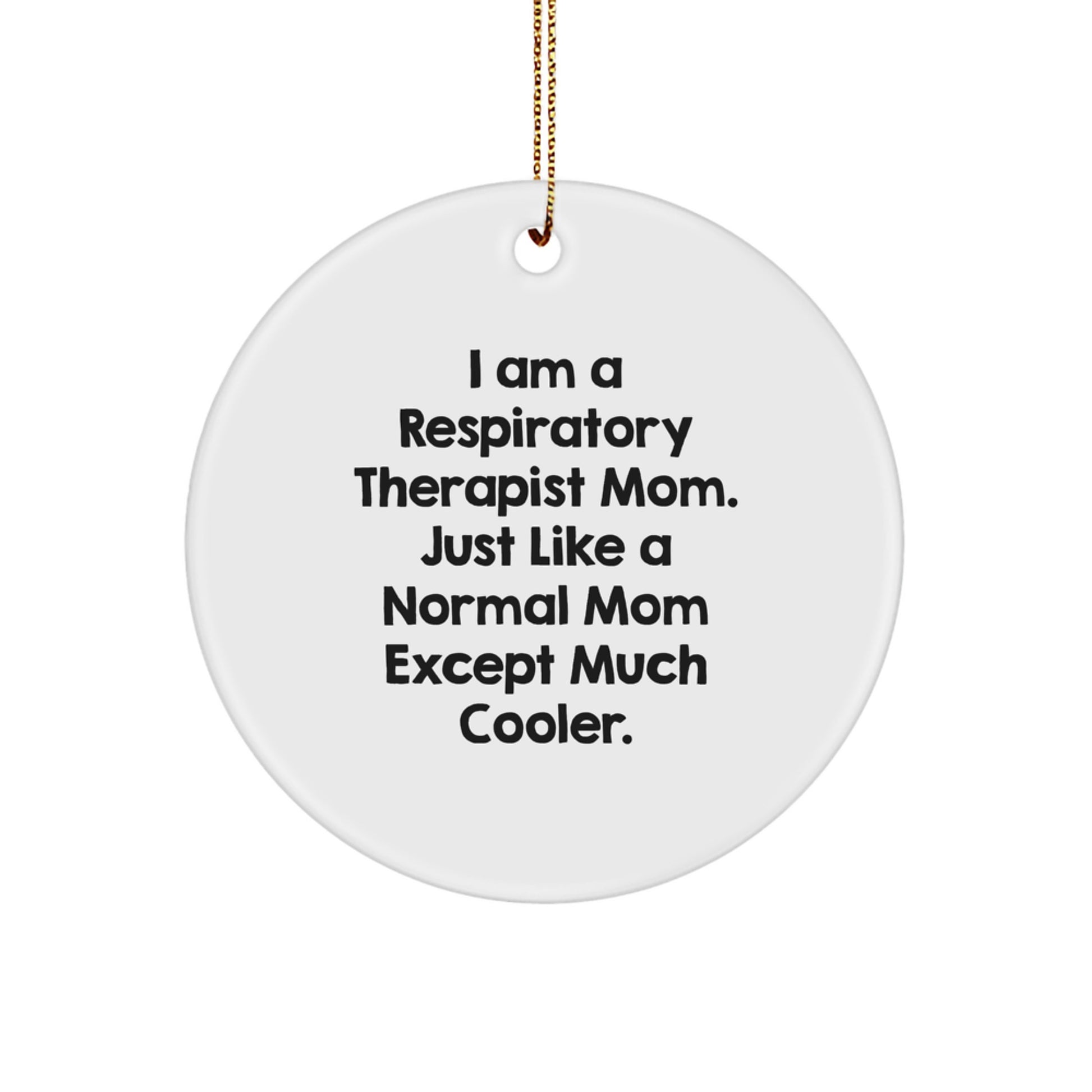 Respiratory Therapist Keepsake Christmas Ornament for Him Gift - Image 1