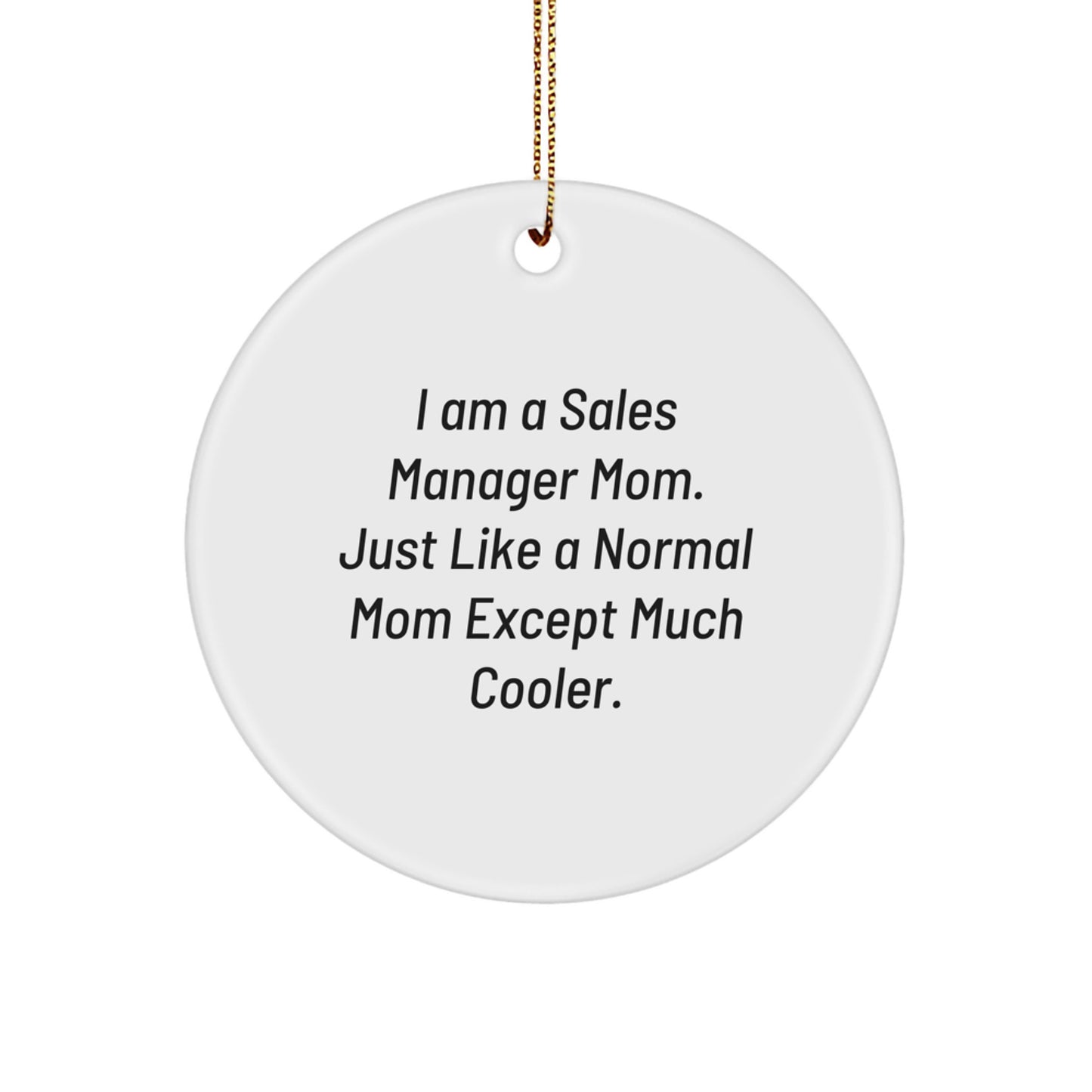 Sales Manager Keepsake Christmas Ornament for Him Gift - Image 1