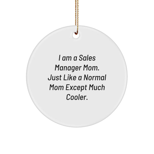 Sales Manager Keepsake Christmas Ornament for Him Gift - Image 1