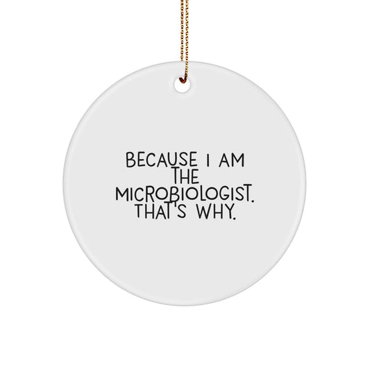 Microbiologist Christmas Ornament Gift - Favorite Keepsake For Kids - Image 1