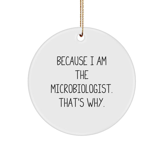 Microbiologist Christmas Ornament Gift for Family - Treasure Because I - Image 1