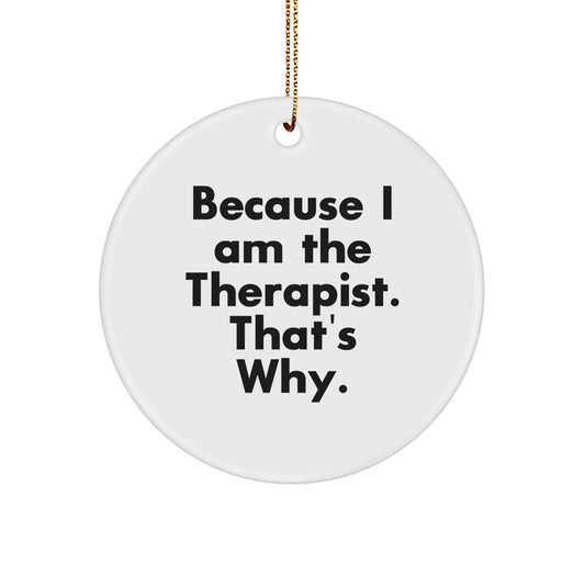 Therapist Favorite Christmas Ornament for Kids Gift - Image 1