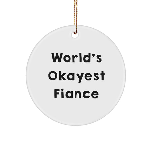 Fiance Treasure Christmas Ornament for Family Gift - Image 1
