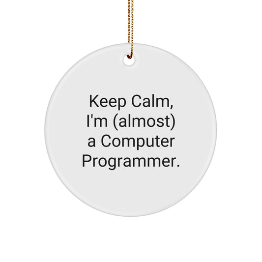 Computer Programmer Christmas Ornament for Coworkers Idea Gift - Image 1