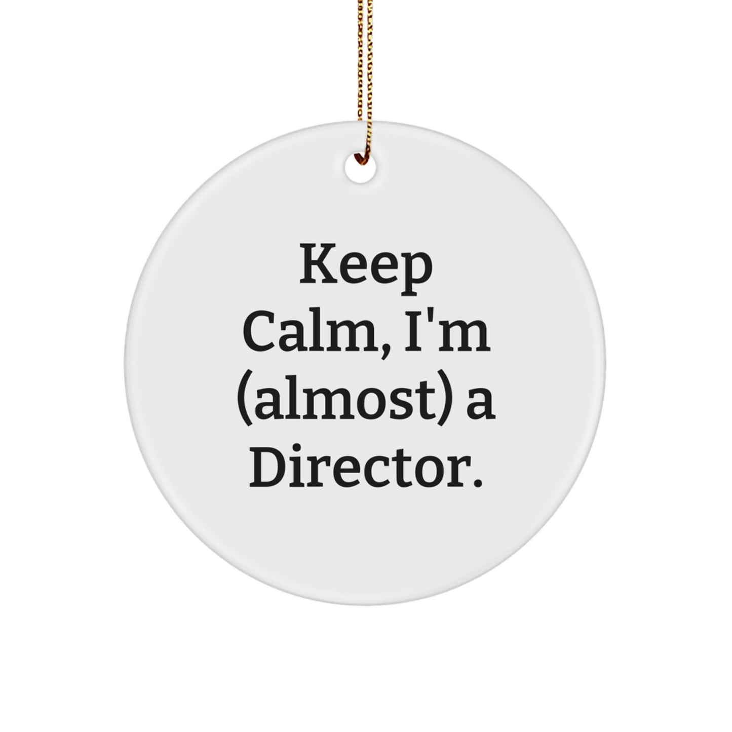 Playful Director Keepsake Novelty Christmas Ornament for Friends Gift - Image 1