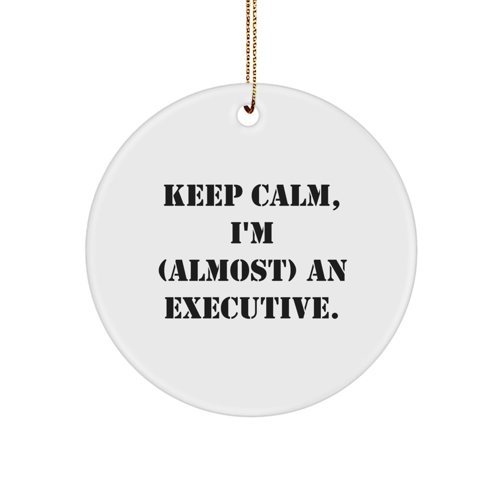 Executive Keepsake Christmas Ornament for Him Gift - Image 1