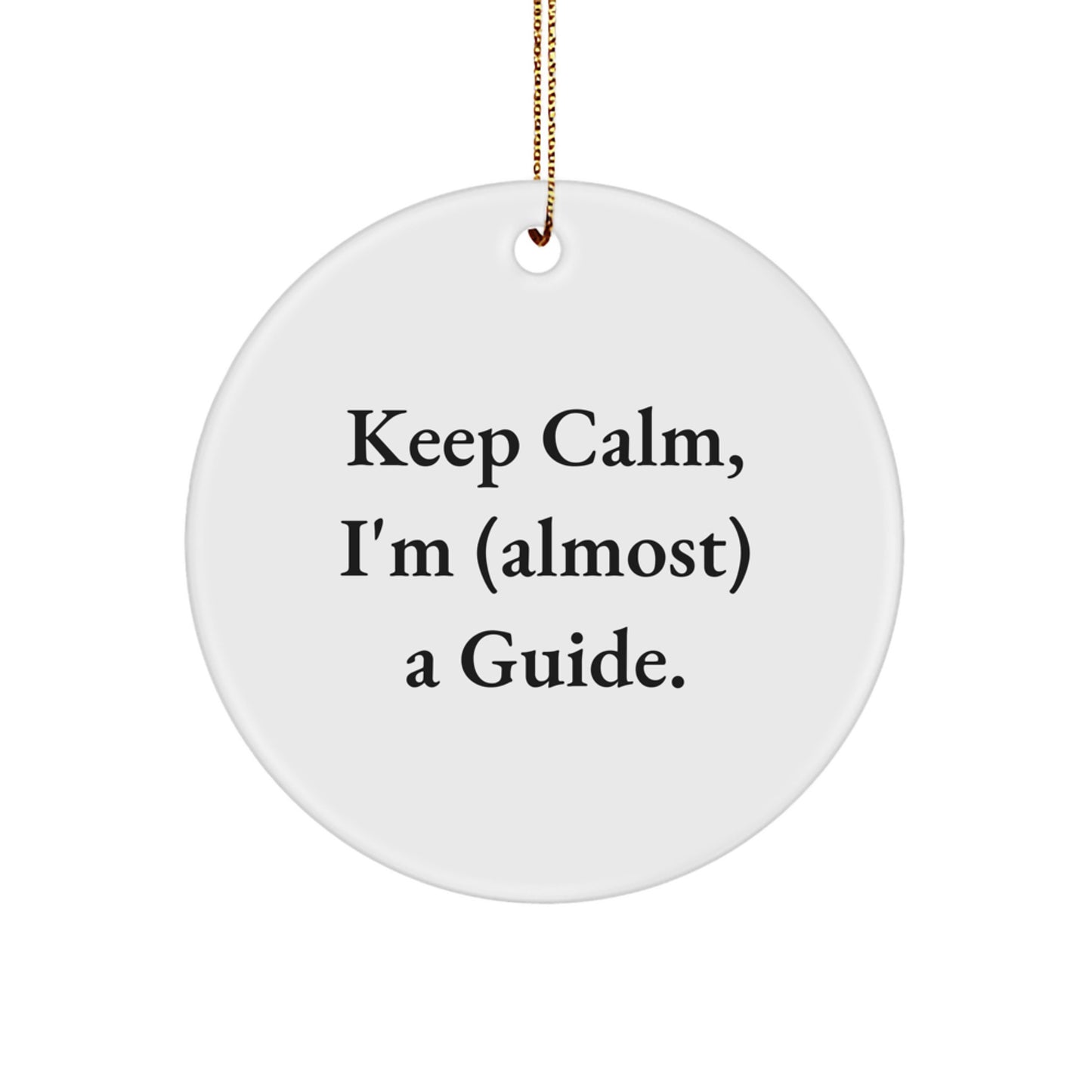 Guide Circle Christmas Ornament for Coworkers Idea Holiday Gift - Image 1