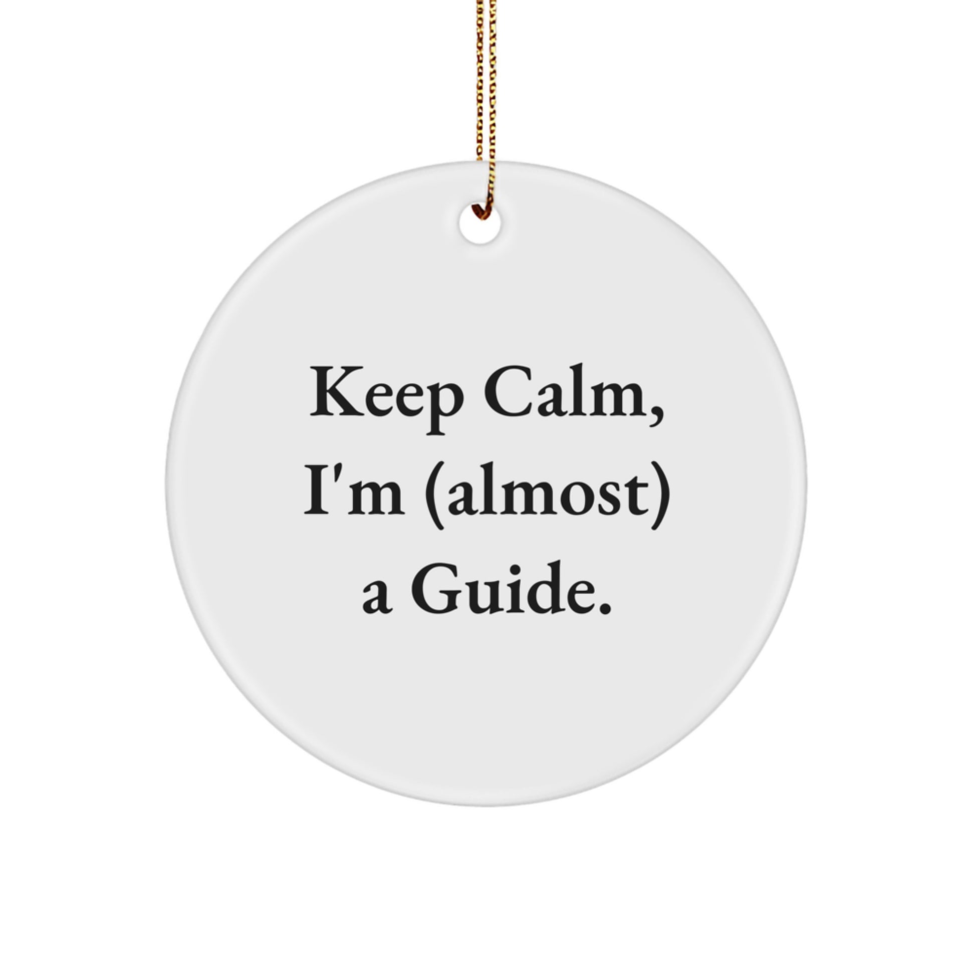 Guide Circle Christmas Ornament for Coworkers Idea Holiday Gift - Image 1