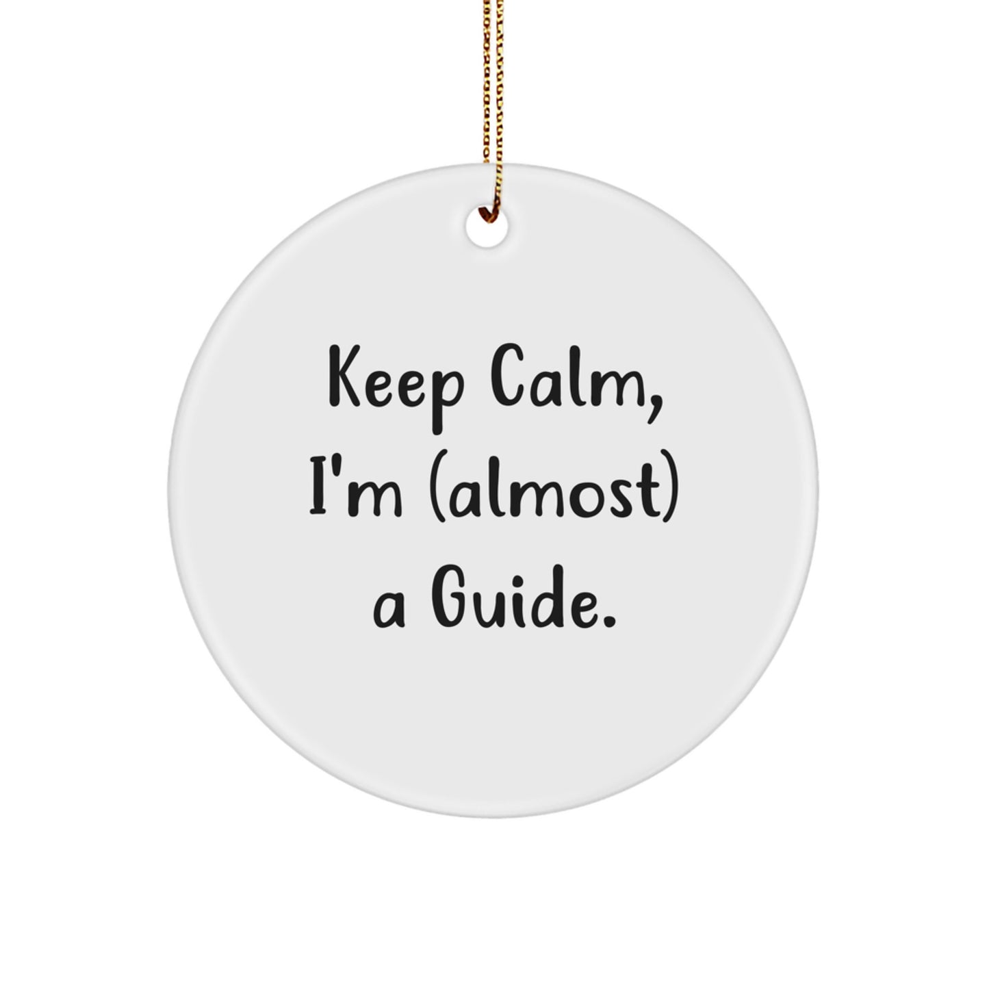 Novelty Guide Christmas Ornament Gift for Friends - Image 1