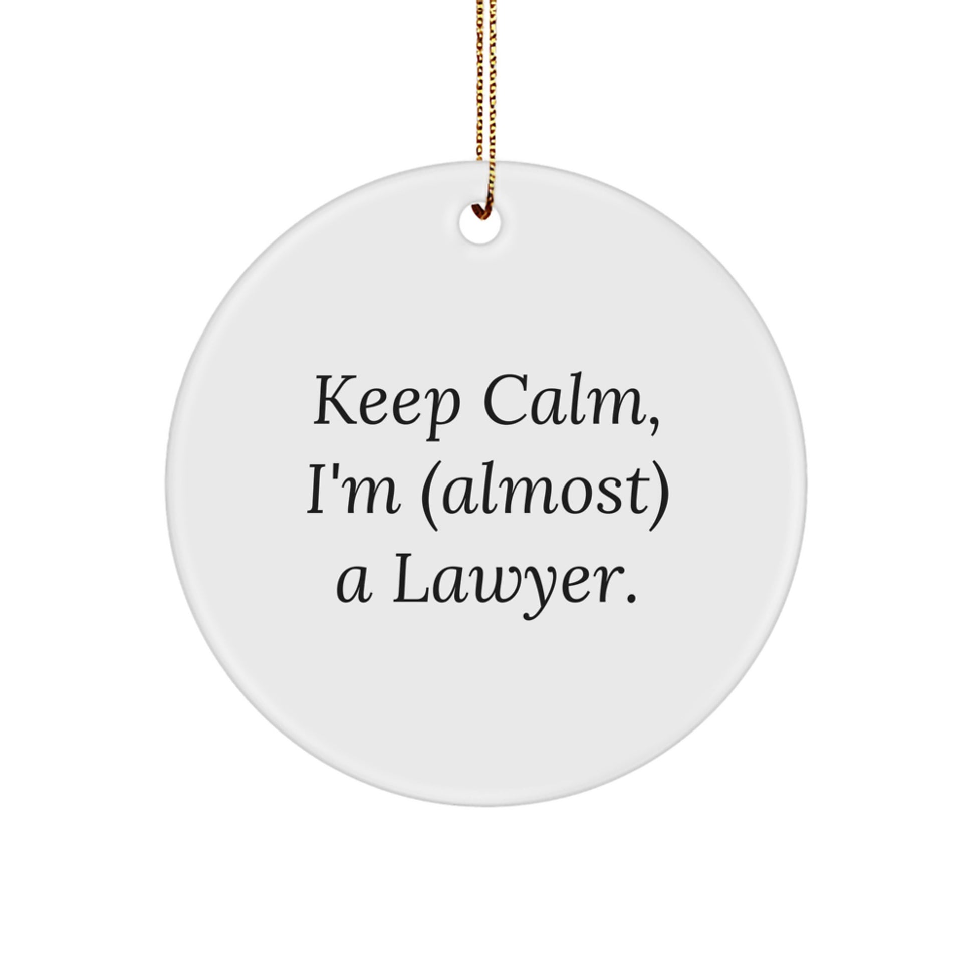 Lawyer Christmas Ornament Idea for Coworkers Gift - Image 1