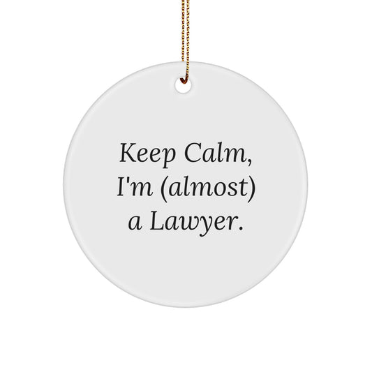 Lawyer Christmas Ornament Idea for Coworkers Gift - Image 1