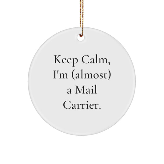 Mail Carrier Keepsake Christmas Ornament for Him Gift - Image 1