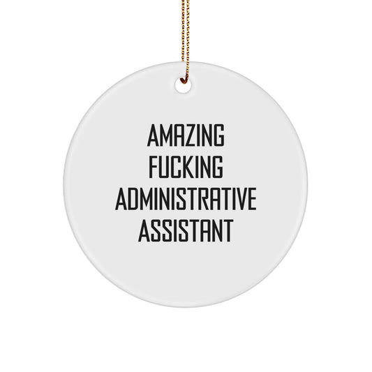 Amazing Administrative Assistant Christmas Ornament for Roommates Gift - Image 1