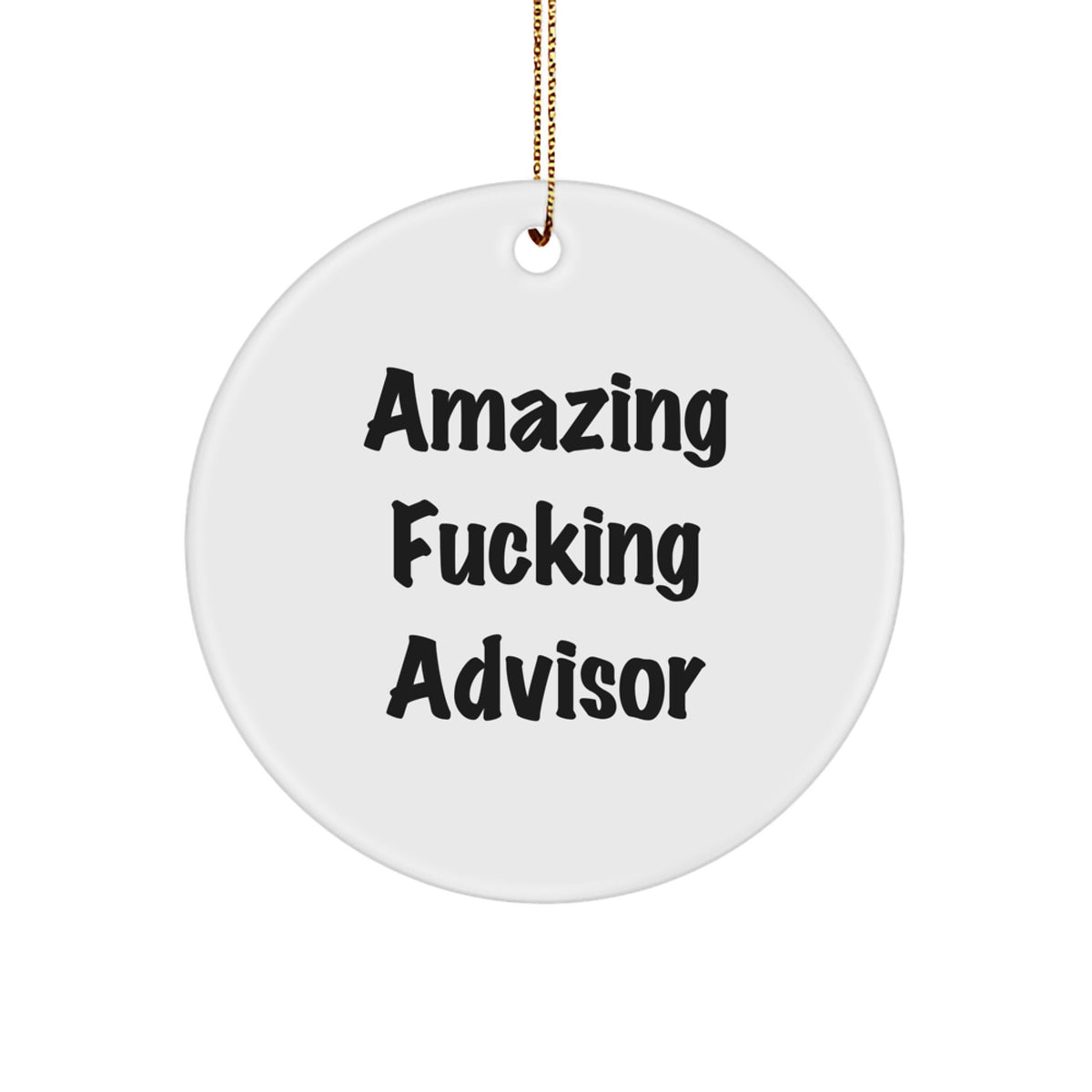 Collectible Advisor Circle Christmas Ornament Gift for Neighbors - Image 1