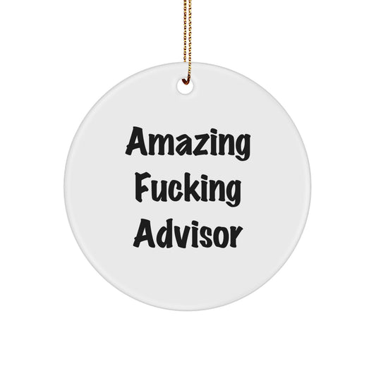 Collectible Advisor Circle Christmas Ornament Gift for Neighbors - Image 1
