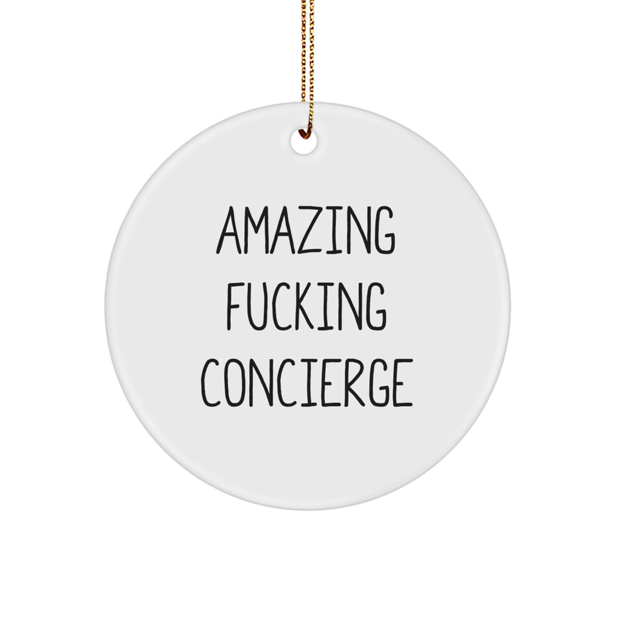 Christmas Gift Surprise for Teens – Concierge Circle Ornament - Image 1