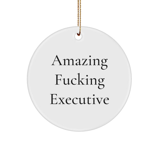 Bold Executive Christmas Ornament for Friends Gift – A Keepsake - Image 1