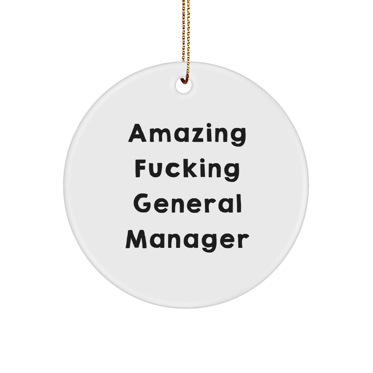 General Manager Treasure Christmas Ornament for Family Keepsake Gift - Image 1