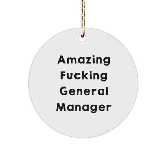 General Manager Treasure Christmas Ornament for Family Keepsake Gift - Image 1