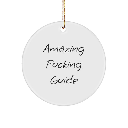 Amazing Guide Christmas Ornament for Friends Gift Novelty - Image 1
