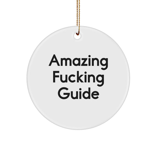 Christmas Ornament A Favorite, Amazing Fucking Guide Gift for Kids - Image 1