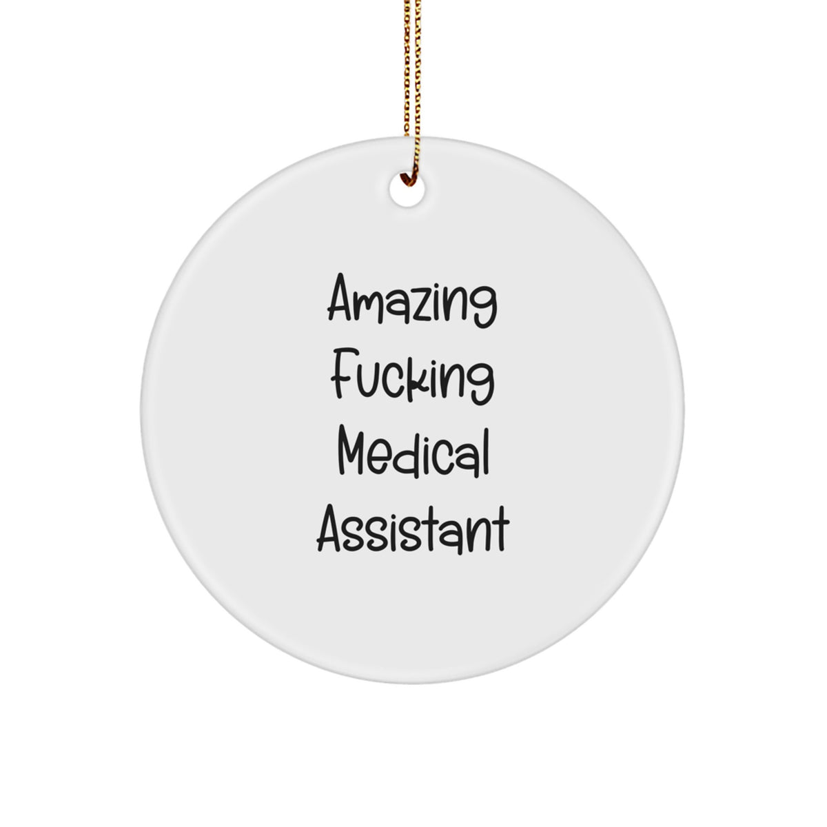 Medical Assistant Keepsake Bright Christmas Ornament for Him Gift - Image 1